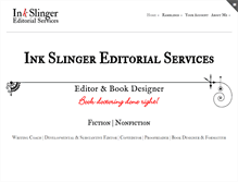 Tablet Screenshot of inkslingereditorialservices.com